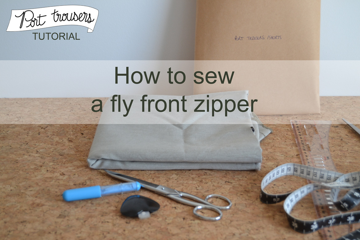Easy Quick Fly Front Zipper  Sew a Fly Front Zipper in Under 15