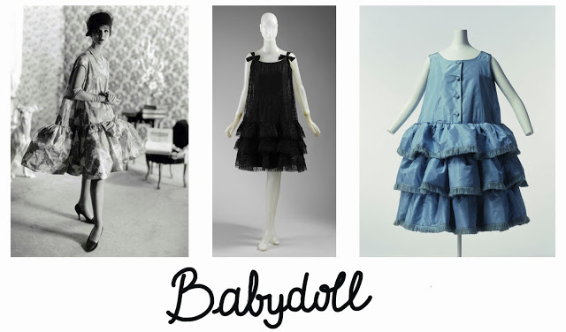 cristobal balenciaga baby doll dress