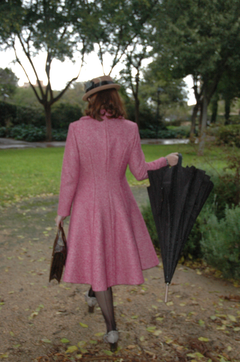 pink dior coat back