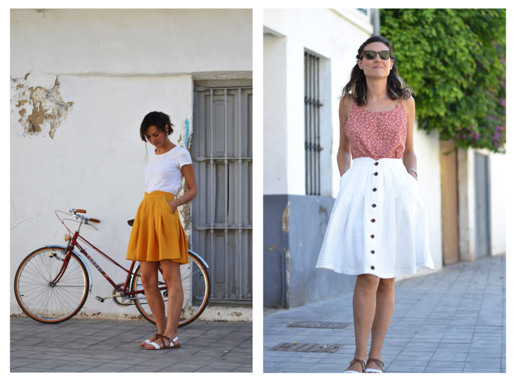 Pleated Mini Skirt FREE PDF Pattern – coralinestreet