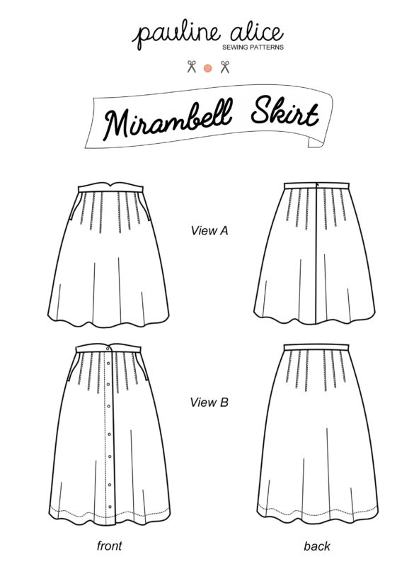 The Mirambell skirt pattern • Pauline Alice